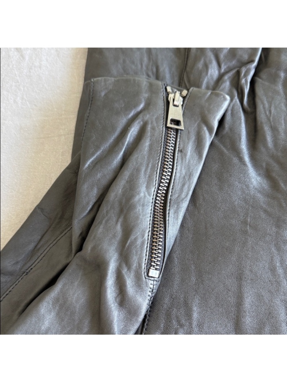 Mut made by Rick Owen’s Men's Black Leather Jacket, size EU 50 - or Large - Picture 9 of 10